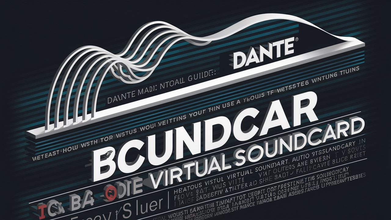 dante virtual soundcard​