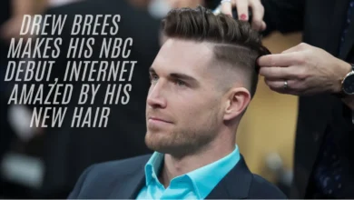 drew brees makes his nbc debut, internet amazed by his new hair